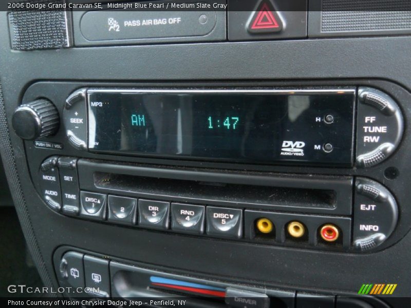 Midnight Blue Pearl / Medium Slate Gray 2006 Dodge Grand Caravan SE