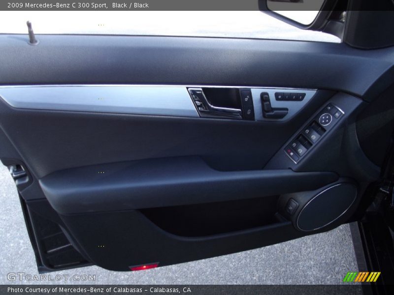 Black / Black 2009 Mercedes-Benz C 300 Sport