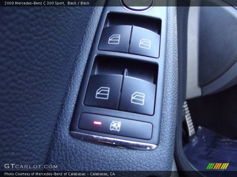 Black / Black 2009 Mercedes-Benz C 300 Sport