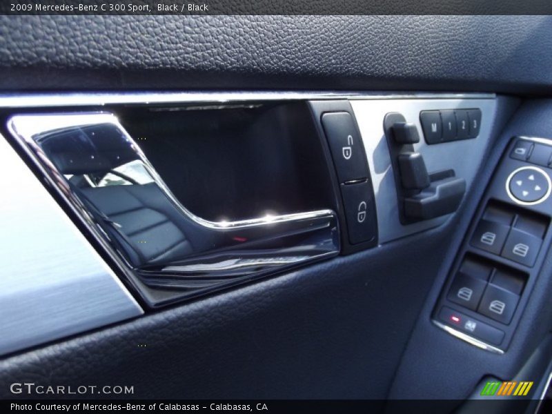 Black / Black 2009 Mercedes-Benz C 300 Sport