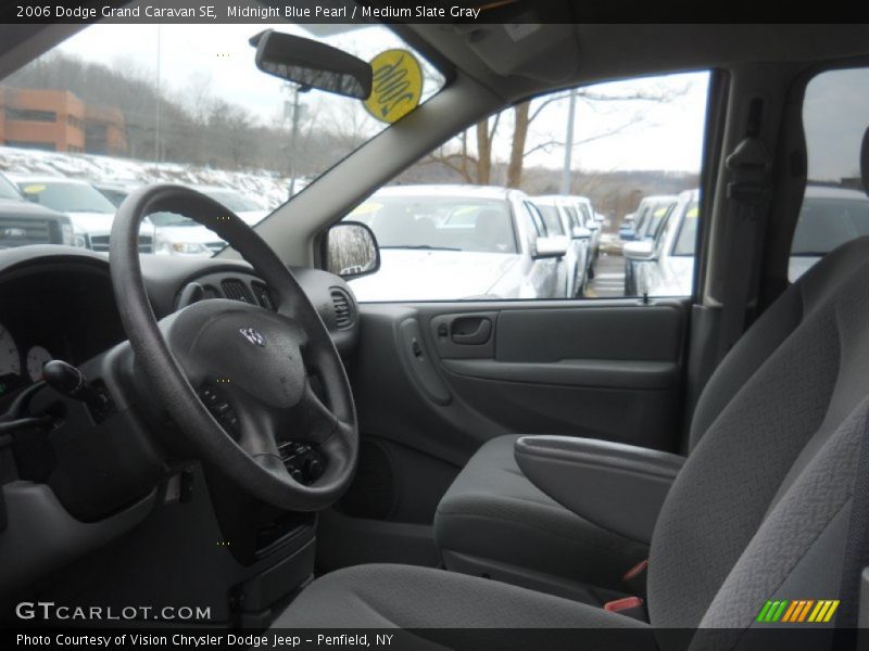 Midnight Blue Pearl / Medium Slate Gray 2006 Dodge Grand Caravan SE