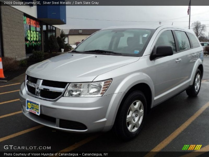 Silver Steel Metallic / Dark Slate Gray 2009 Dodge Journey SE