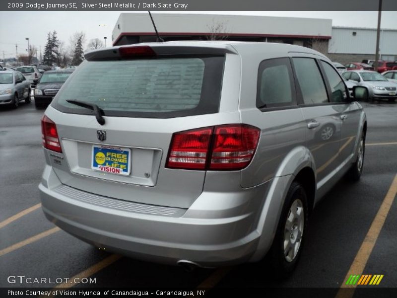 Silver Steel Metallic / Dark Slate Gray 2009 Dodge Journey SE