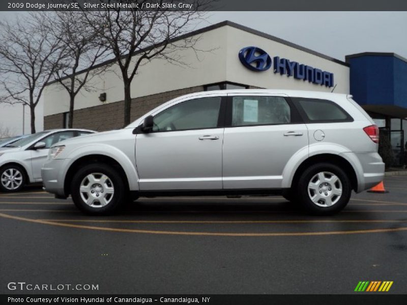 Silver Steel Metallic / Dark Slate Gray 2009 Dodge Journey SE