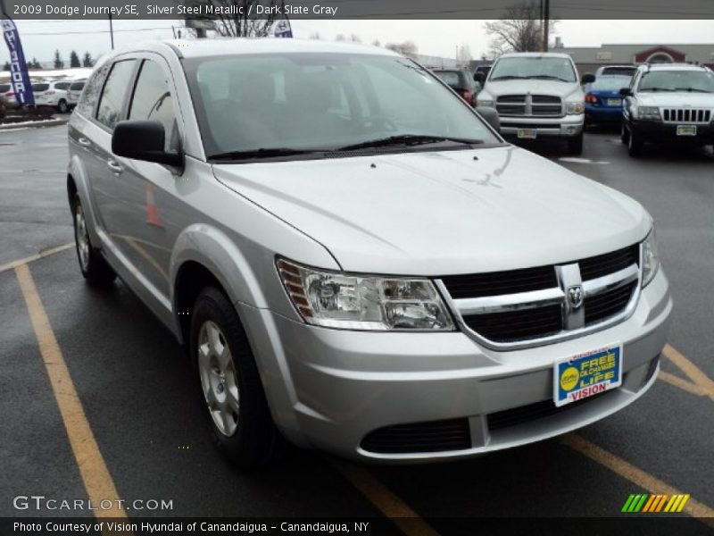 Silver Steel Metallic / Dark Slate Gray 2009 Dodge Journey SE