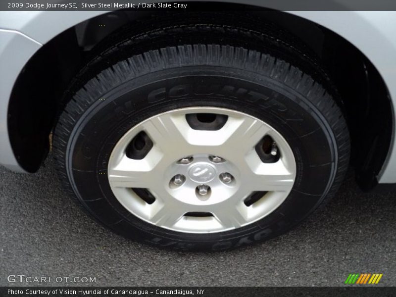 Silver Steel Metallic / Dark Slate Gray 2009 Dodge Journey SE