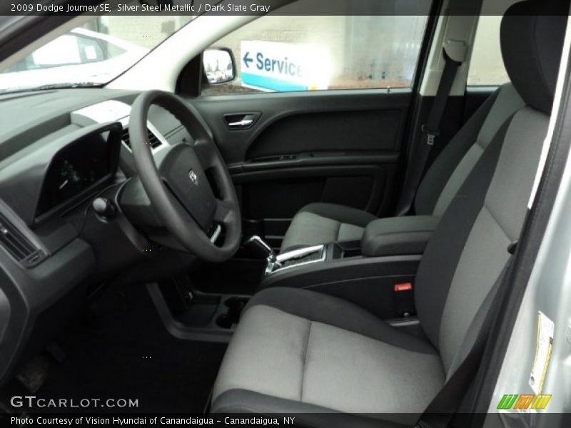 Silver Steel Metallic / Dark Slate Gray 2009 Dodge Journey SE