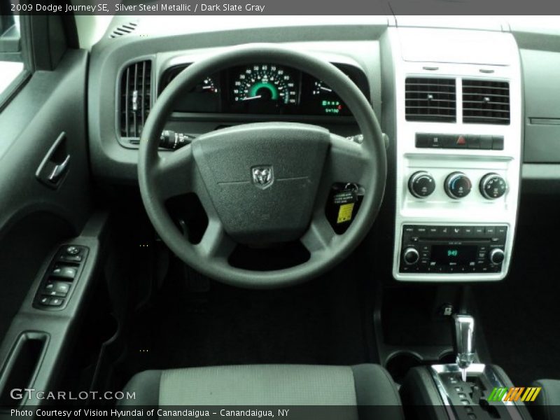 Silver Steel Metallic / Dark Slate Gray 2009 Dodge Journey SE