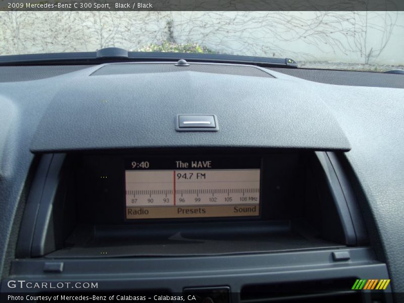 Black / Black 2009 Mercedes-Benz C 300 Sport