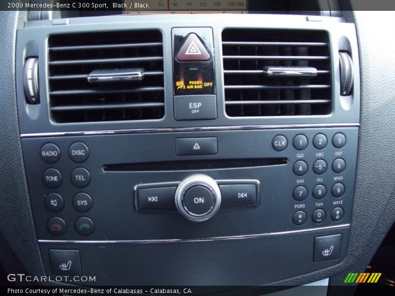 Black / Black 2009 Mercedes-Benz C 300 Sport
