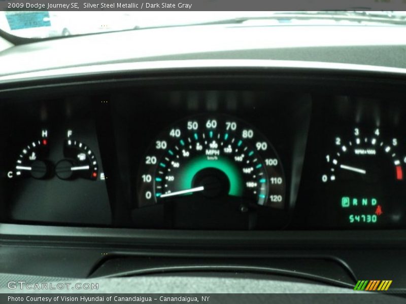 Silver Steel Metallic / Dark Slate Gray 2009 Dodge Journey SE