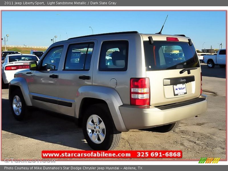 Light Sandstone Metallic / Dark Slate Gray 2011 Jeep Liberty Sport