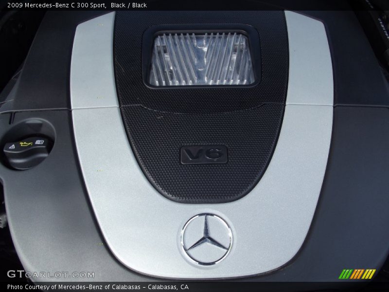 Black / Black 2009 Mercedes-Benz C 300 Sport