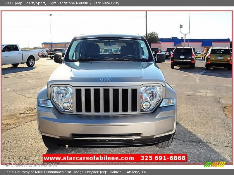 Light Sandstone Metallic / Dark Slate Gray 2011 Jeep Liberty Sport