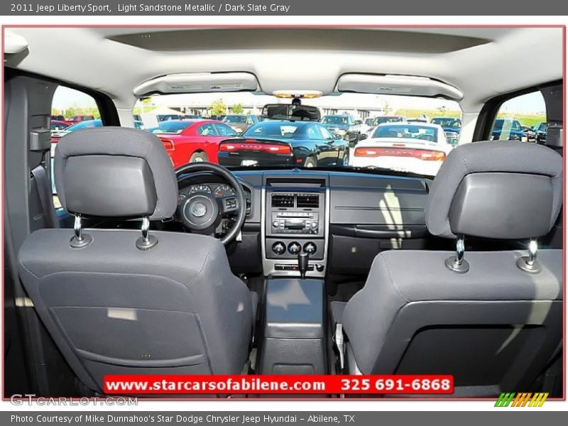 Light Sandstone Metallic / Dark Slate Gray 2011 Jeep Liberty Sport