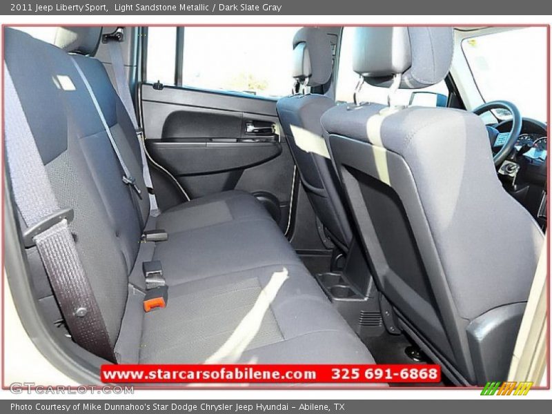 Light Sandstone Metallic / Dark Slate Gray 2011 Jeep Liberty Sport