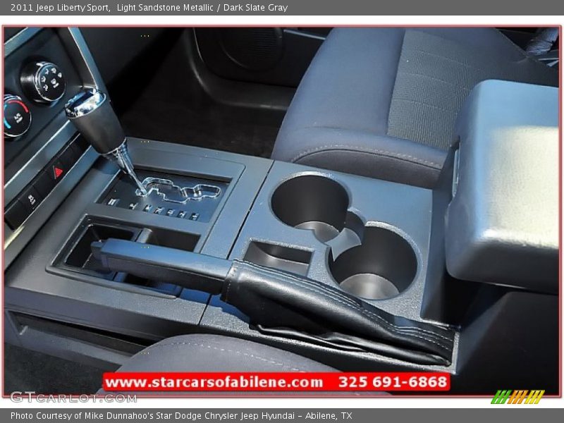 Light Sandstone Metallic / Dark Slate Gray 2011 Jeep Liberty Sport