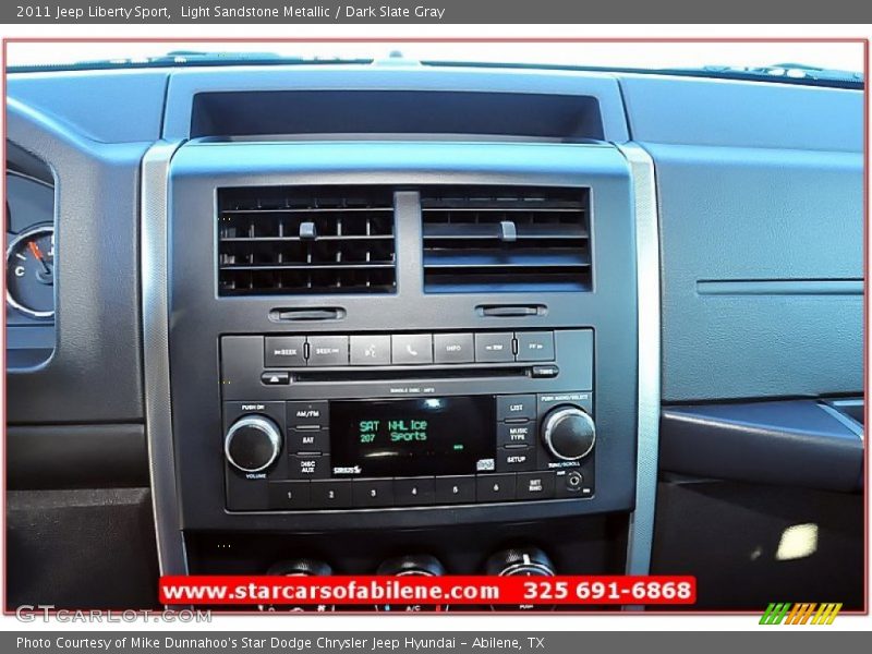 Light Sandstone Metallic / Dark Slate Gray 2011 Jeep Liberty Sport