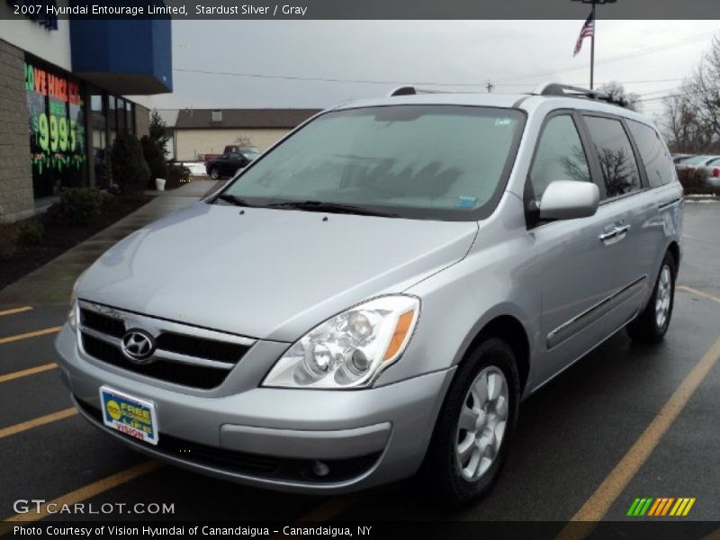 Stardust Silver / Gray 2007 Hyundai Entourage Limited