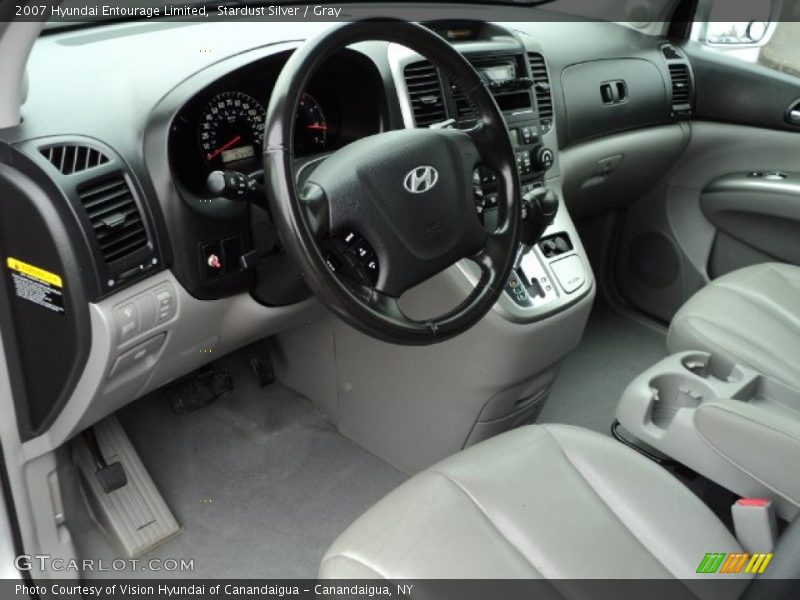Stardust Silver / Gray 2007 Hyundai Entourage Limited