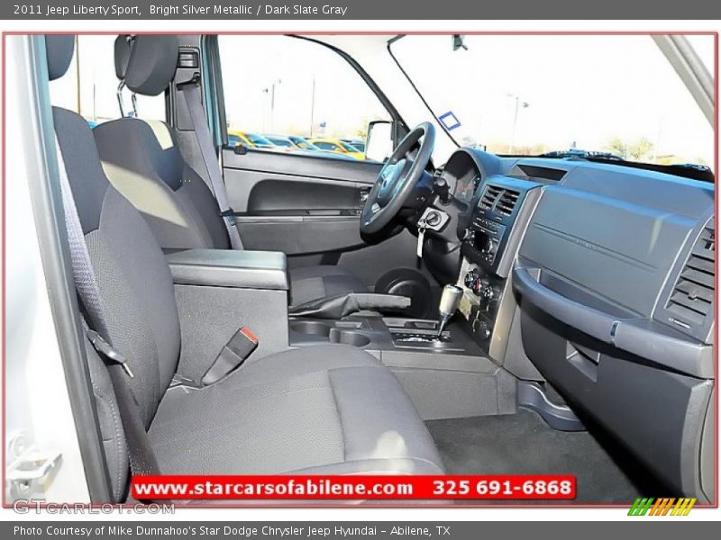 Bright Silver Metallic / Dark Slate Gray 2011 Jeep Liberty Sport