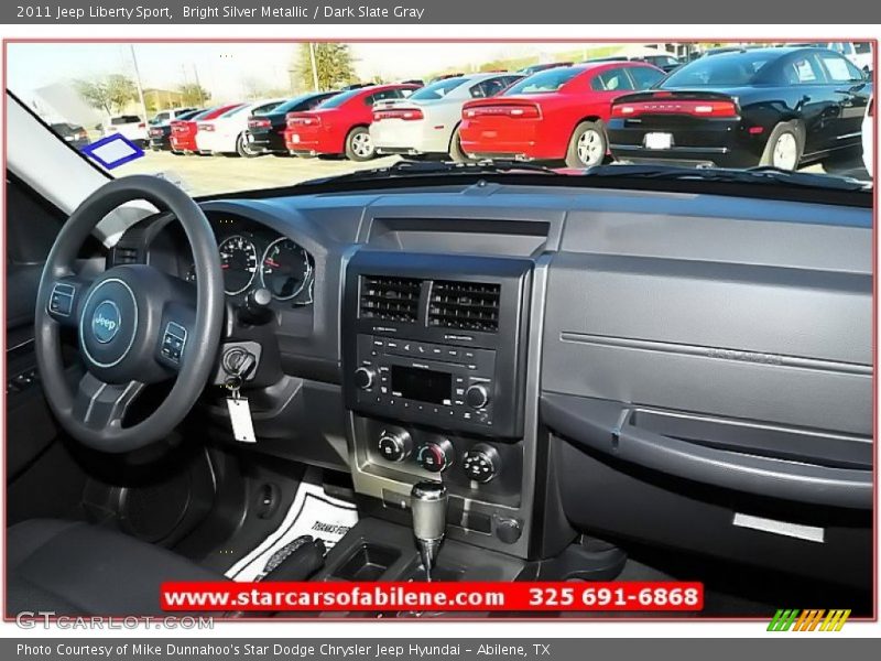 Bright Silver Metallic / Dark Slate Gray 2011 Jeep Liberty Sport