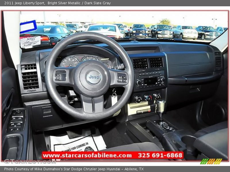 Bright Silver Metallic / Dark Slate Gray 2011 Jeep Liberty Sport