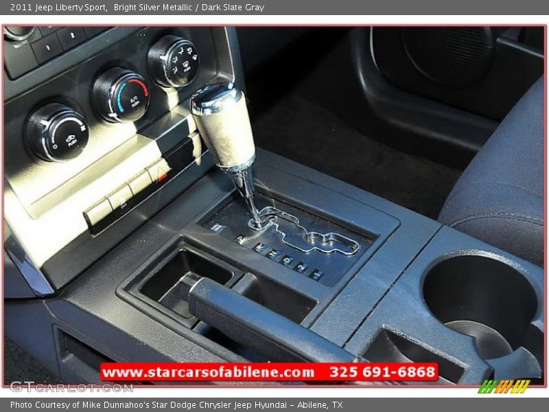 Bright Silver Metallic / Dark Slate Gray 2011 Jeep Liberty Sport