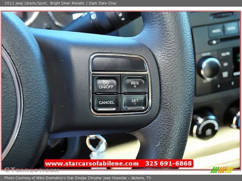 Bright Silver Metallic / Dark Slate Gray 2011 Jeep Liberty Sport