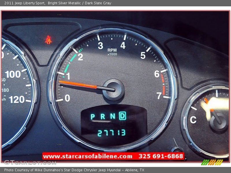 Bright Silver Metallic / Dark Slate Gray 2011 Jeep Liberty Sport