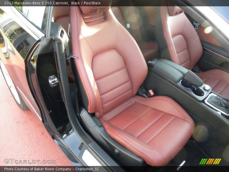  2012 E 350 Cabriolet Red/Black Interior