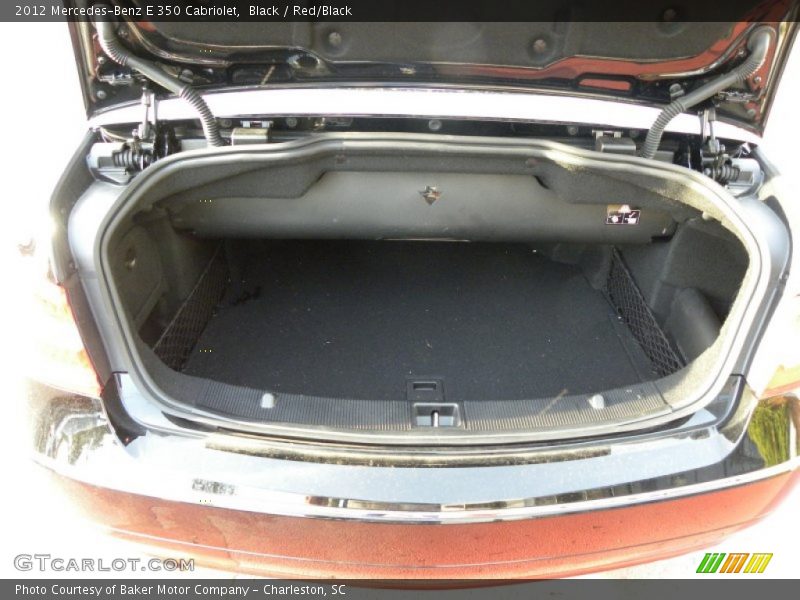 Black / Red/Black 2012 Mercedes-Benz E 350 Cabriolet