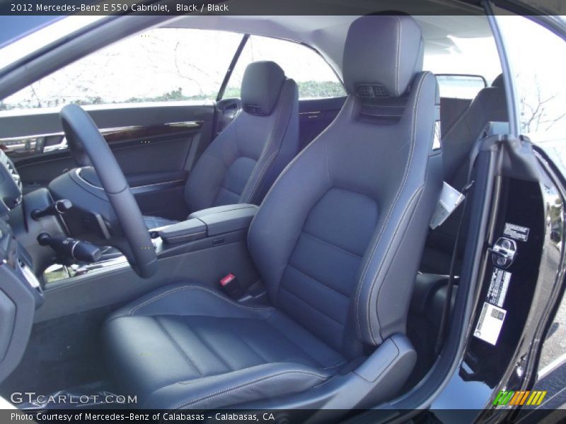 Black / Black 2012 Mercedes-Benz E 550 Cabriolet