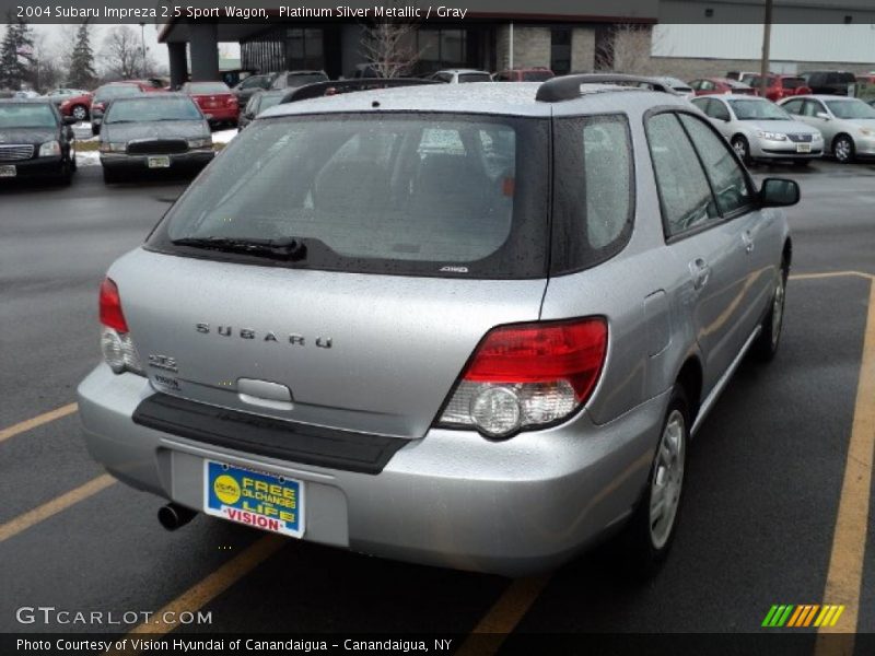 Platinum Silver Metallic / Gray 2004 Subaru Impreza 2.5 Sport Wagon