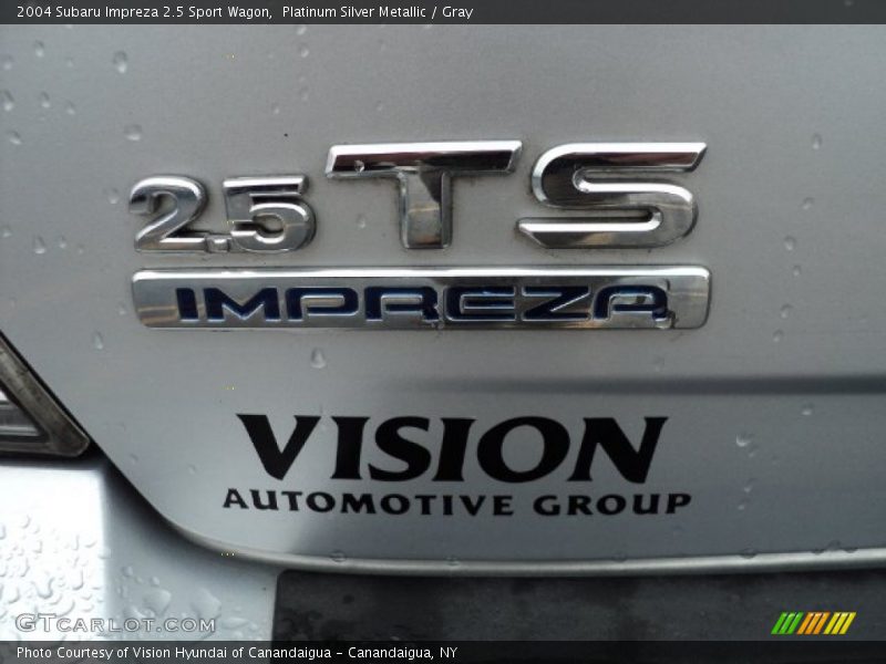 Platinum Silver Metallic / Gray 2004 Subaru Impreza 2.5 Sport Wagon