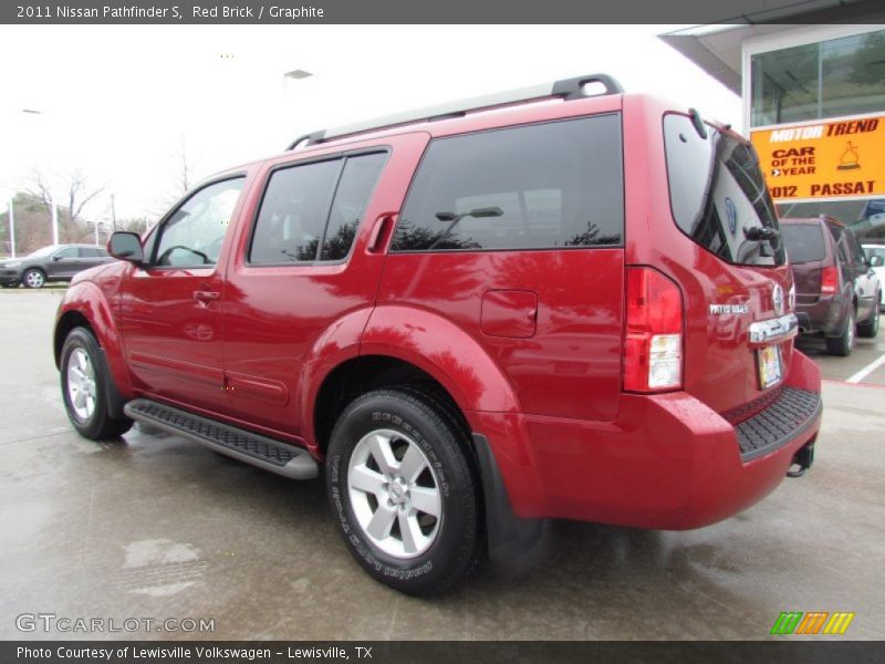 Red Brick / Graphite 2011 Nissan Pathfinder S