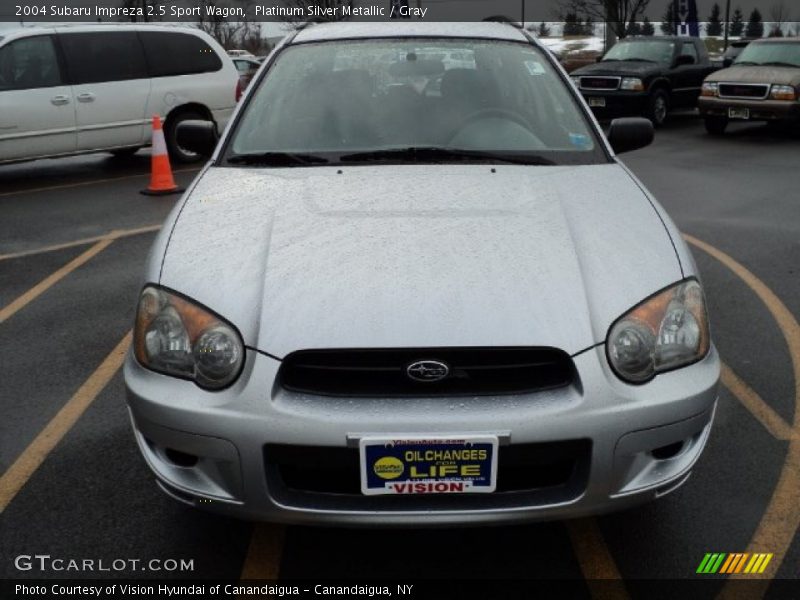 Platinum Silver Metallic / Gray 2004 Subaru Impreza 2.5 Sport Wagon