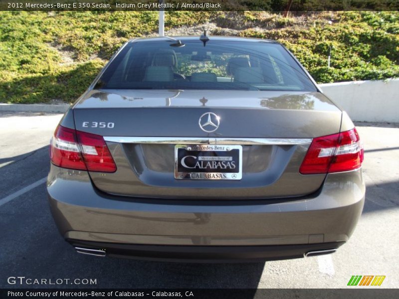 Indium Grey Metallic / Almond/Black 2012 Mercedes-Benz E 350 Sedan