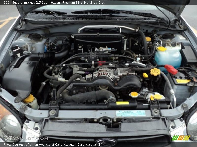 Platinum Silver Metallic / Gray 2004 Subaru Impreza 2.5 Sport Wagon