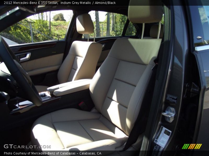 Indium Grey Metallic / Almond/Black 2012 Mercedes-Benz E 350 Sedan