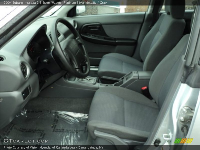 Platinum Silver Metallic / Gray 2004 Subaru Impreza 2.5 Sport Wagon