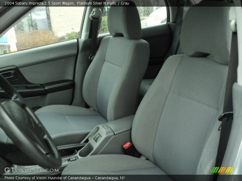 Platinum Silver Metallic / Gray 2004 Subaru Impreza 2.5 Sport Wagon