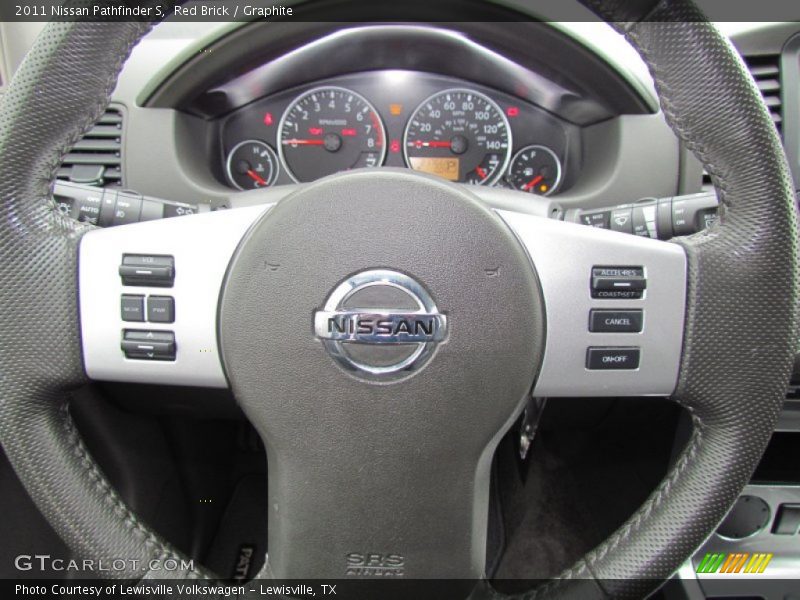 Red Brick / Graphite 2011 Nissan Pathfinder S