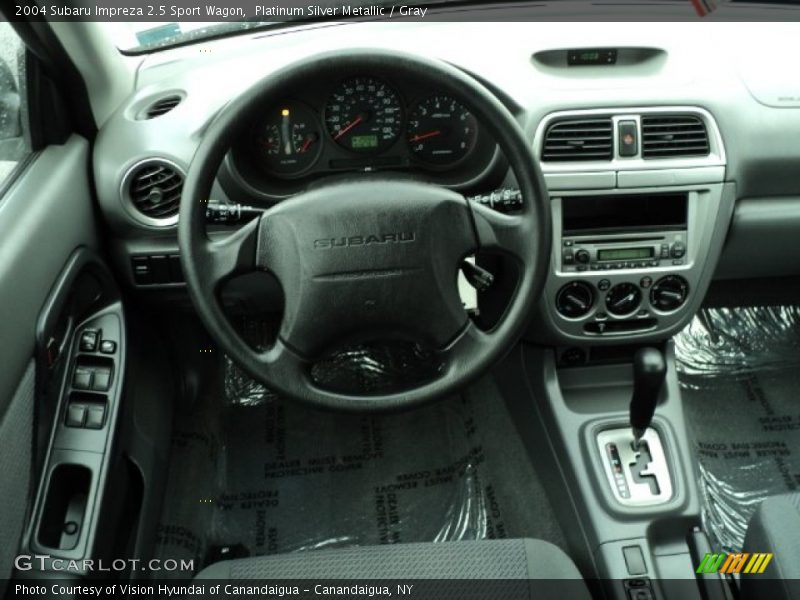 Platinum Silver Metallic / Gray 2004 Subaru Impreza 2.5 Sport Wagon