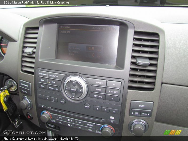 Red Brick / Graphite 2011 Nissan Pathfinder S