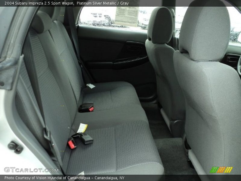 Platinum Silver Metallic / Gray 2004 Subaru Impreza 2.5 Sport Wagon