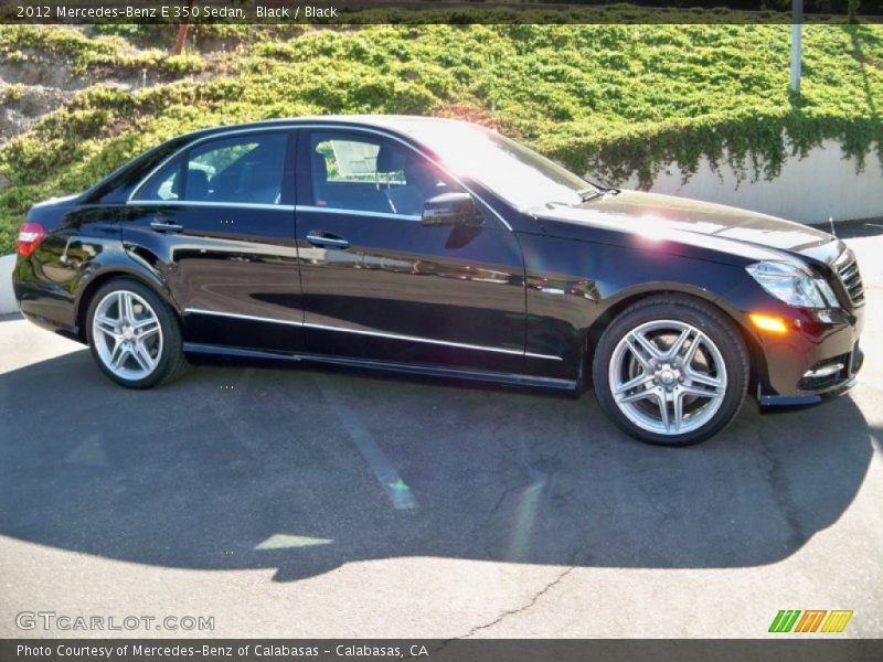 Black / Black 2012 Mercedes-Benz E 350 Sedan