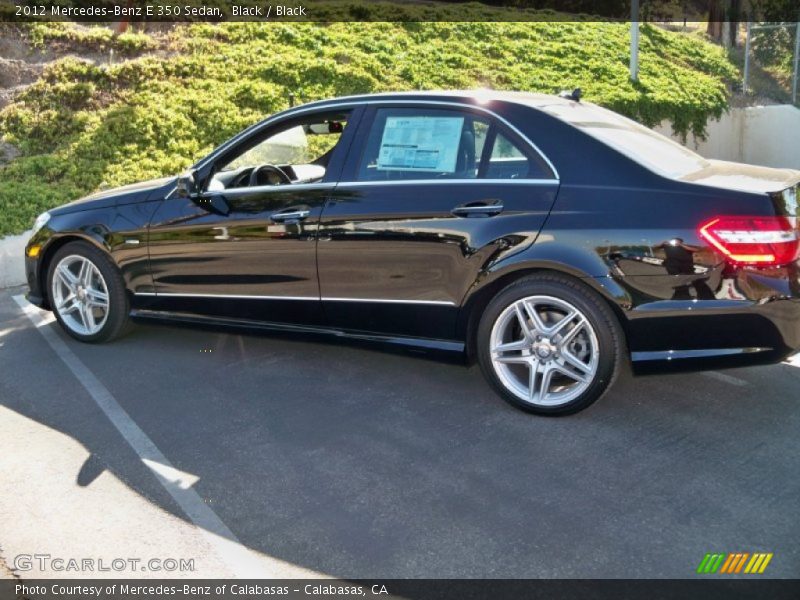Black / Black 2012 Mercedes-Benz E 350 Sedan