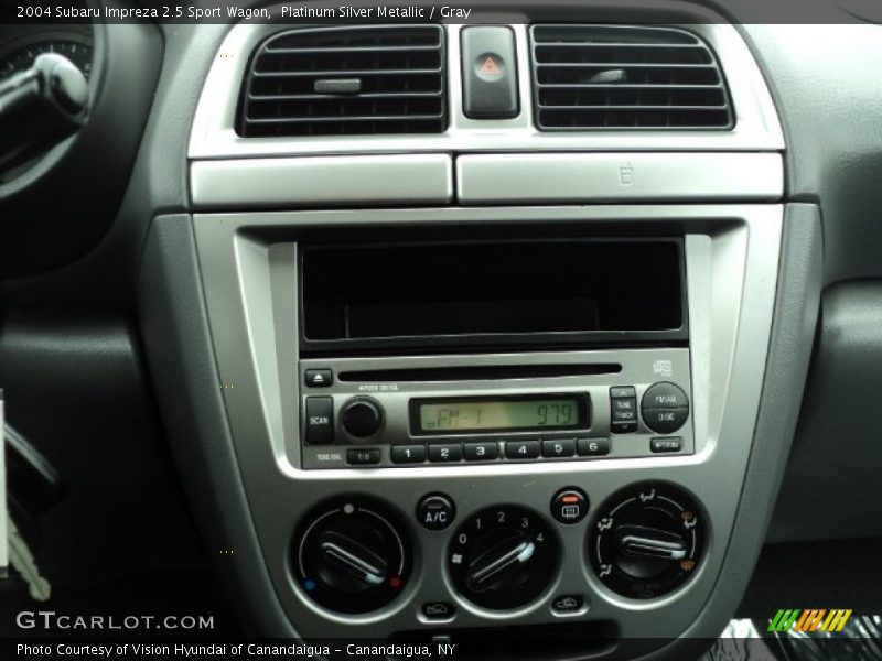 Platinum Silver Metallic / Gray 2004 Subaru Impreza 2.5 Sport Wagon