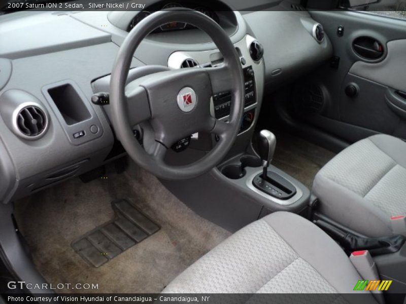 Silver Nickel / Gray 2007 Saturn ION 2 Sedan